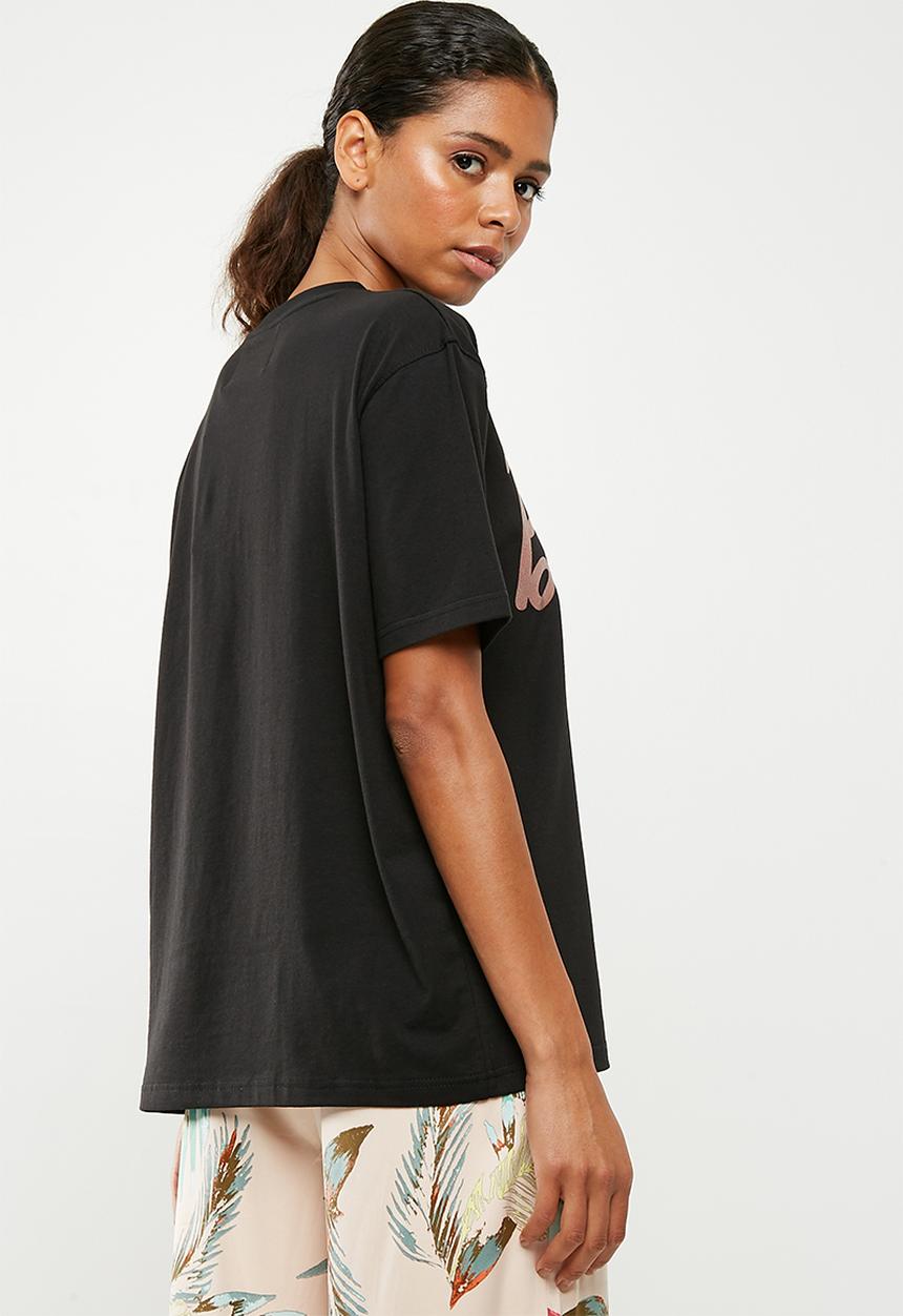 Missguided - Barbie cities T-shirt - black