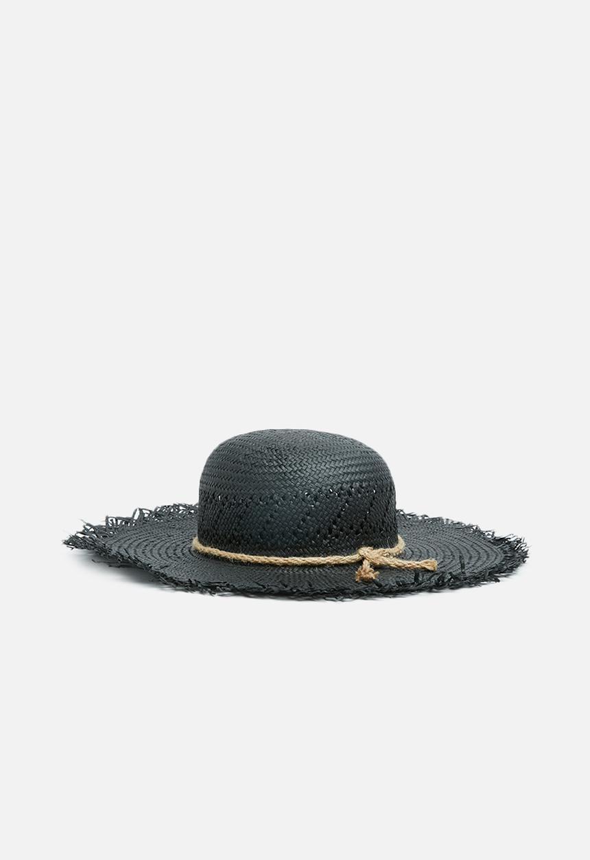 Superbalist - Straw sun hat - black