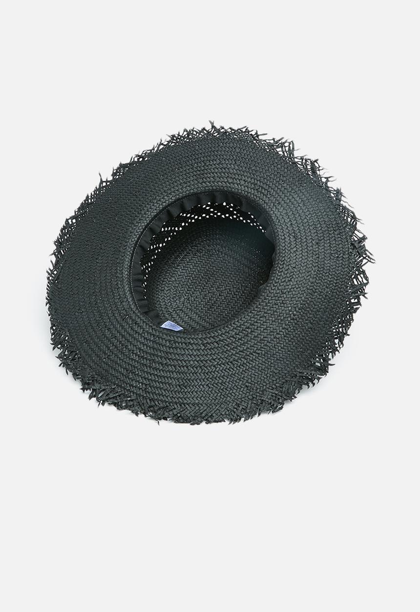Superbalist - Straw sun hat - black