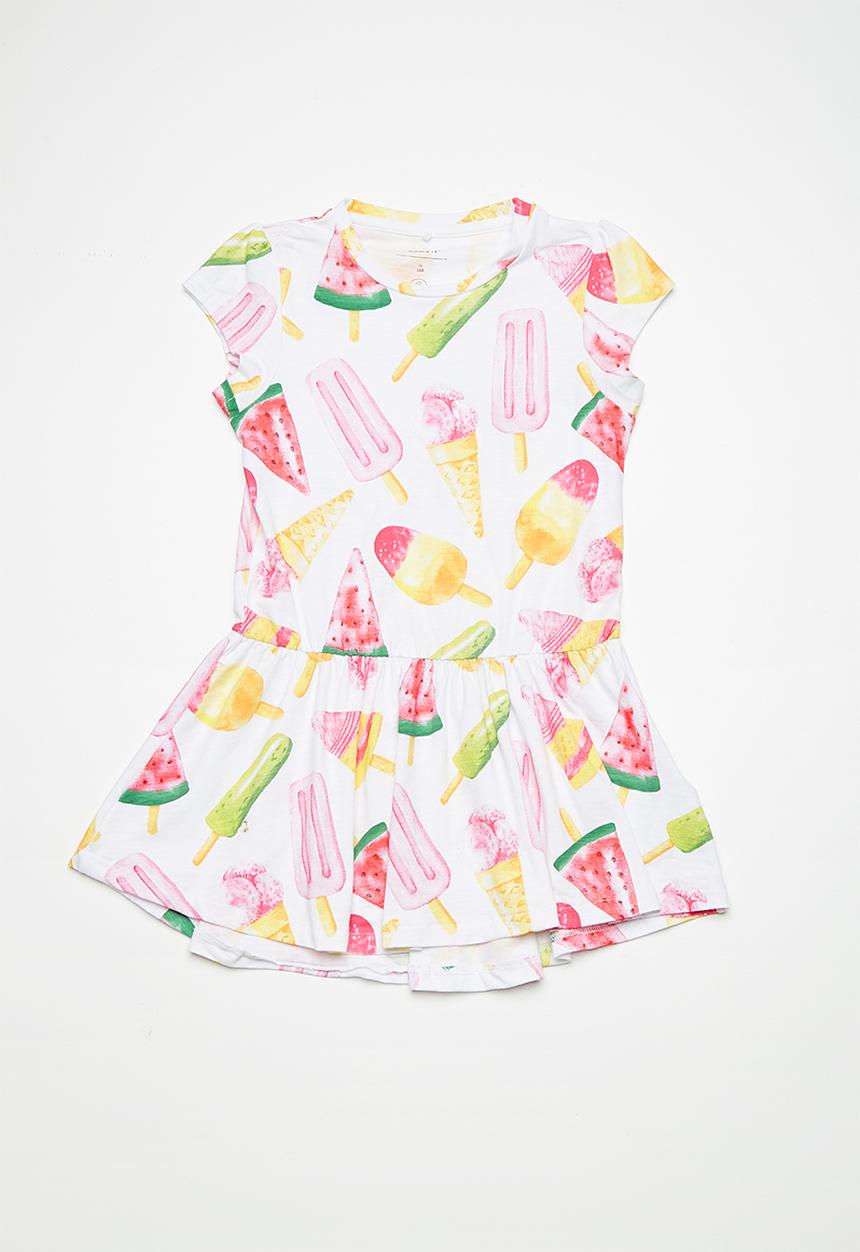 Name It - Kimmie short sleeve dress  - multi 
