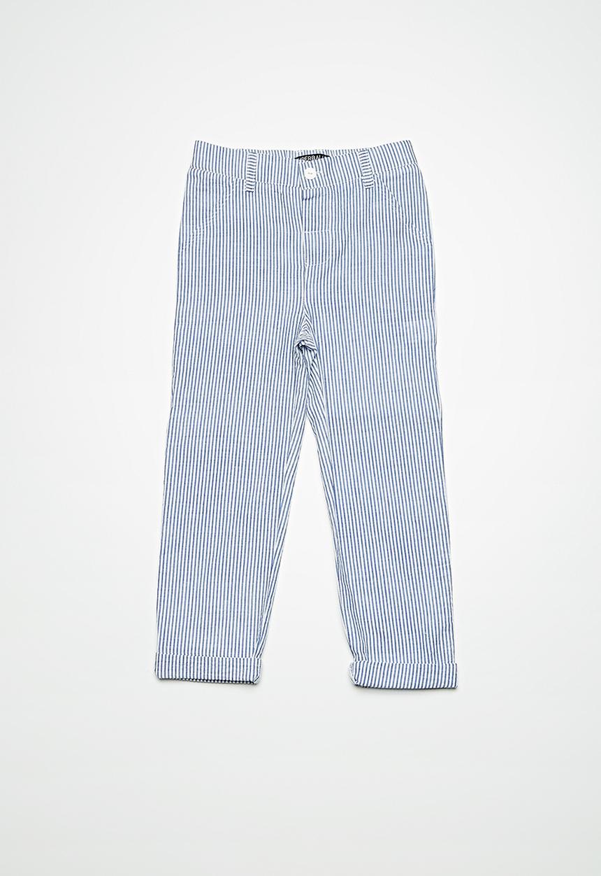 Superbalist - Casual chino pants - blue and white stripes