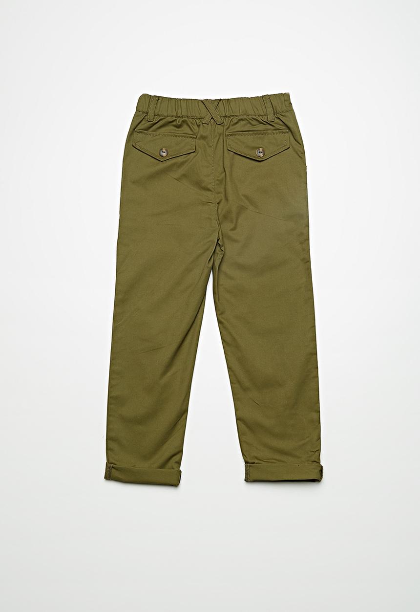 Superbalist - Casual chino pants - olive