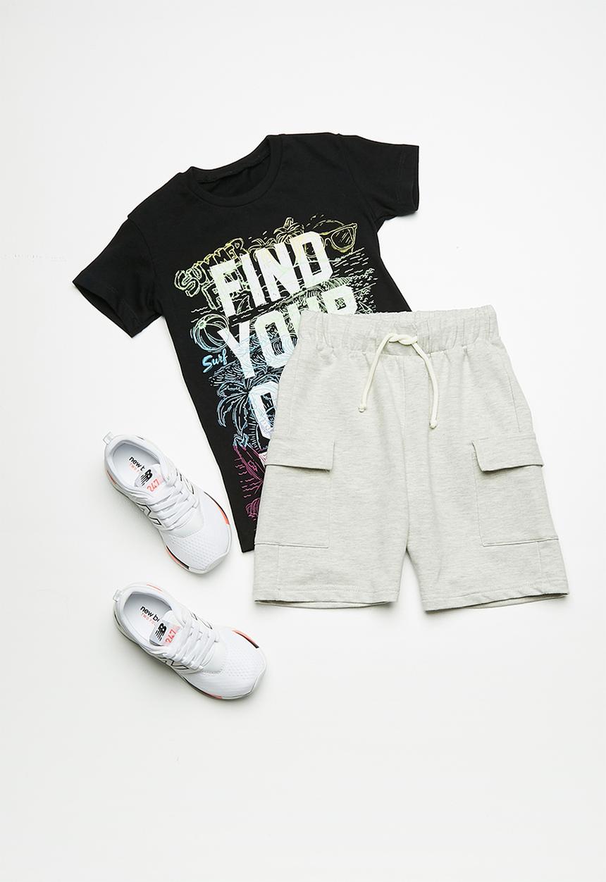 Superbalist - Draw cord utility shorts - stone grey