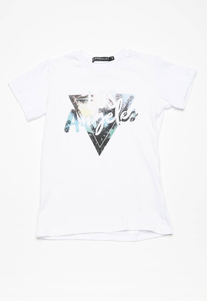 Superbalist - Boys printed tee - white