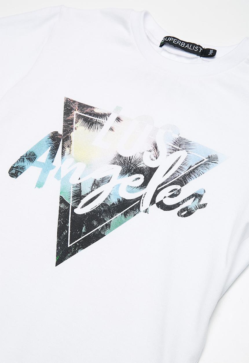 Superbalist - Boys printed tee - white