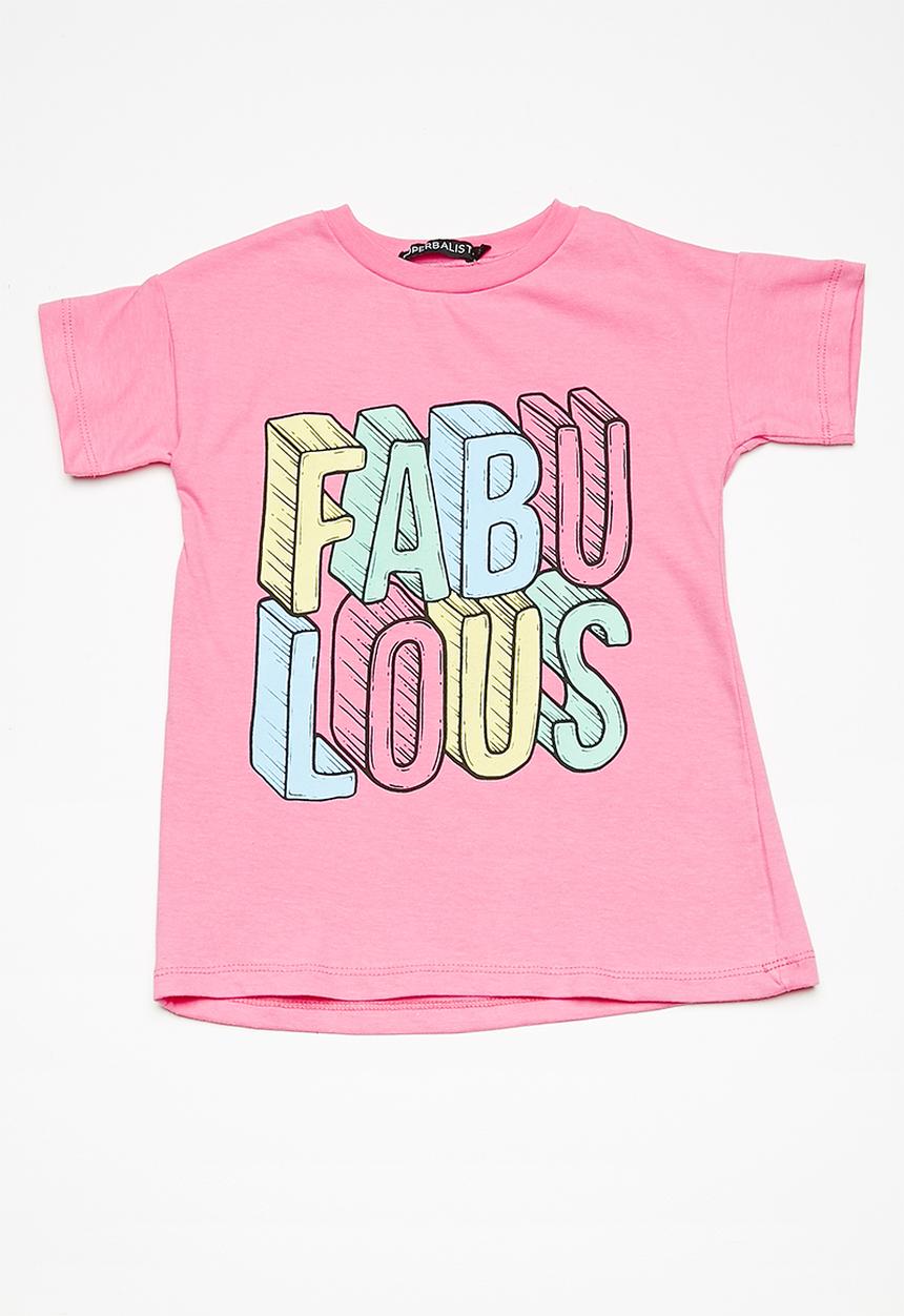 Superbalist - Embroided swing tee - pink