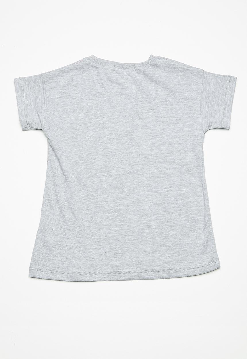 Superbalist - Embroided swing tee - grey 