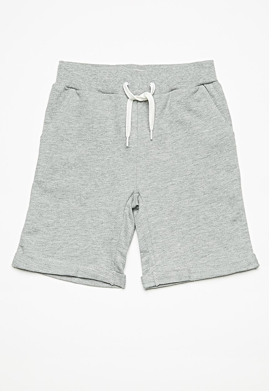 Name It - Vain long sweat shorts - grey 