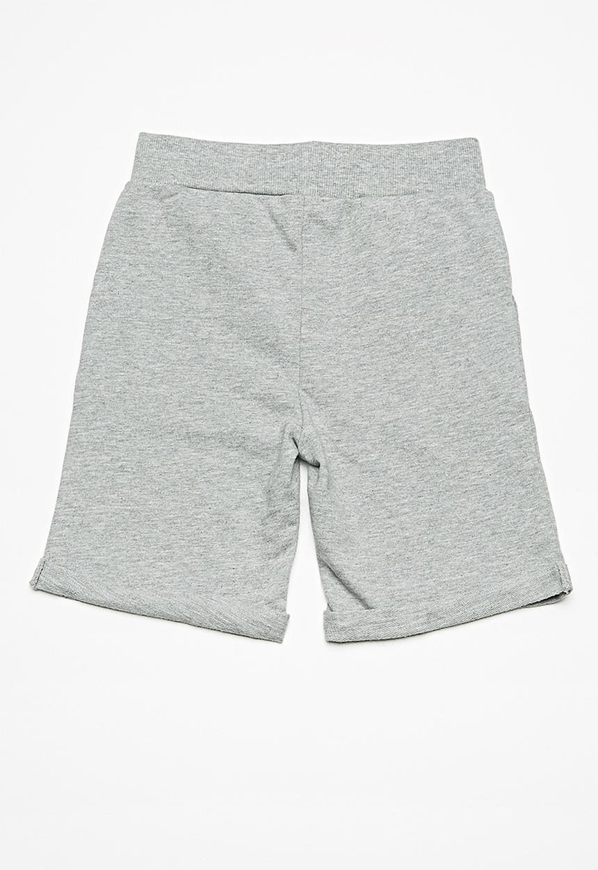 Name It - Vain long sweat shorts - grey 