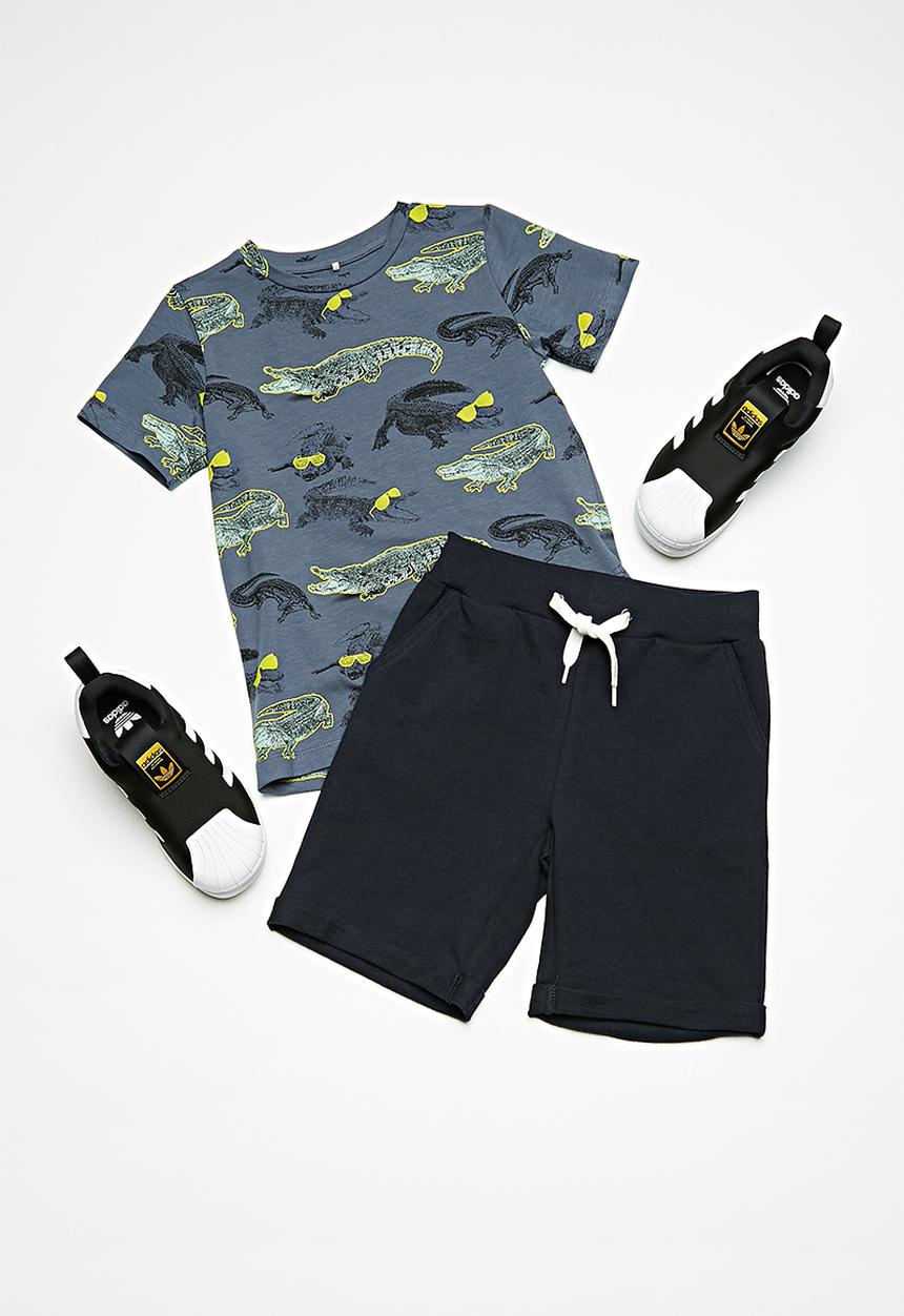 Name It - Vain long sweat shorts - navy 