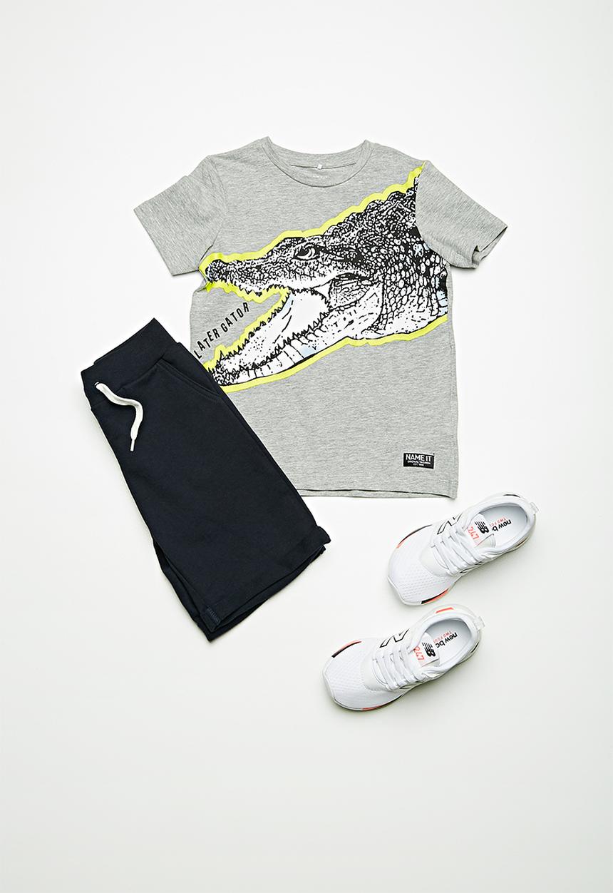 Name It - Decko top - grey 