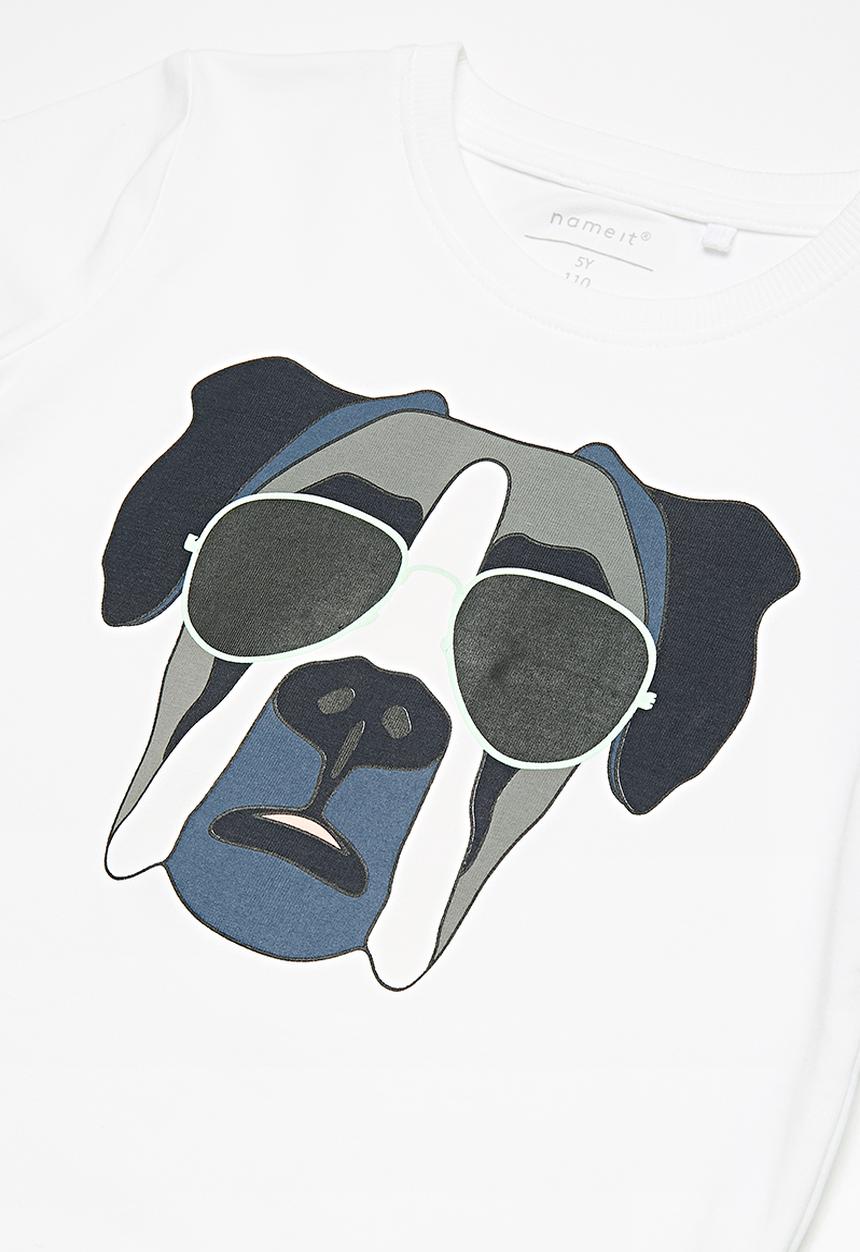 Name It - Julian short sleeve top - white 