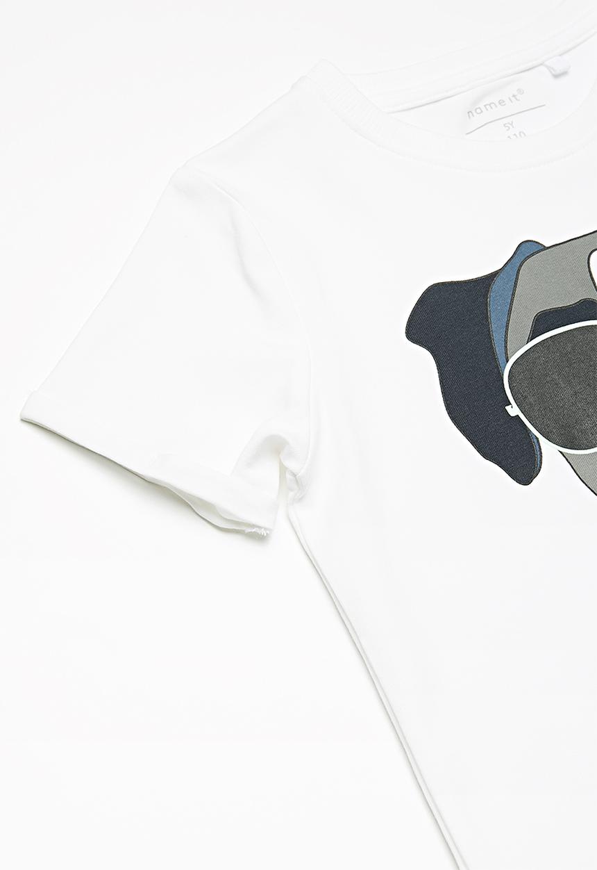 Name It - Julian short sleeve top - white 