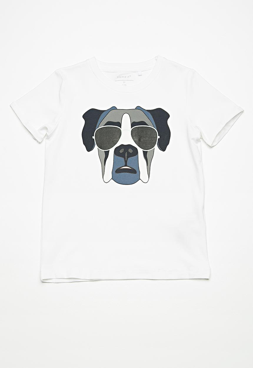 Name It - Julian short sleeve top - white 