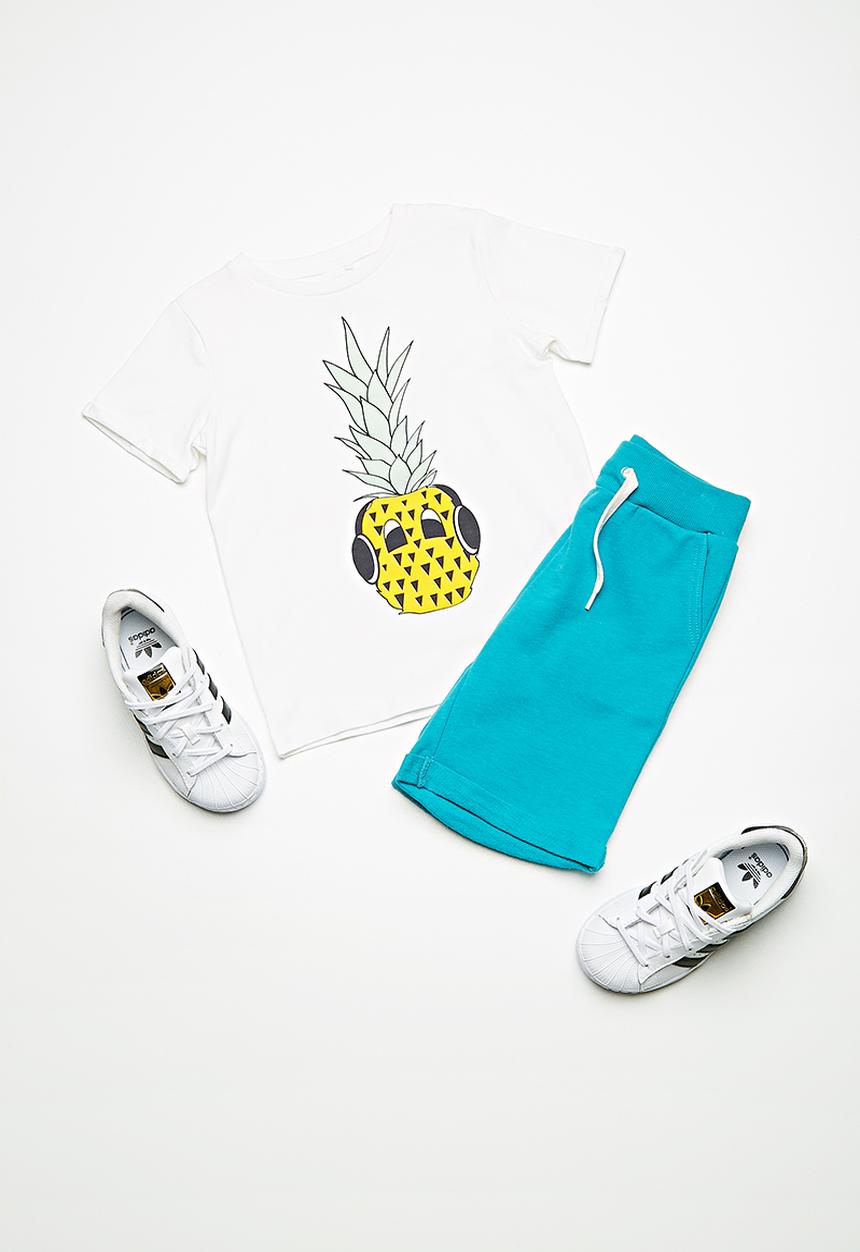Name It - Pineapple short sleeve top - white 
