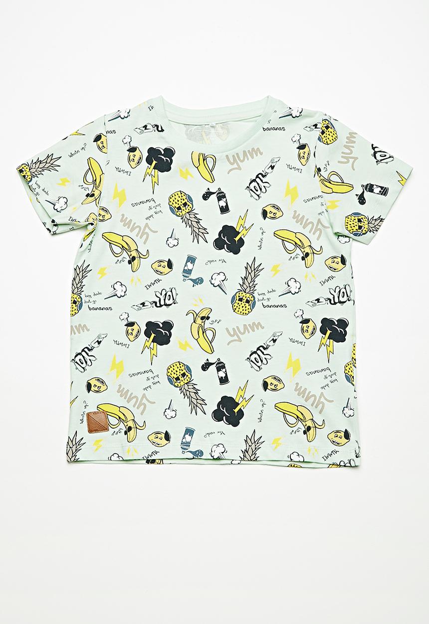 Name It - Halfdan short sleeve top - green 