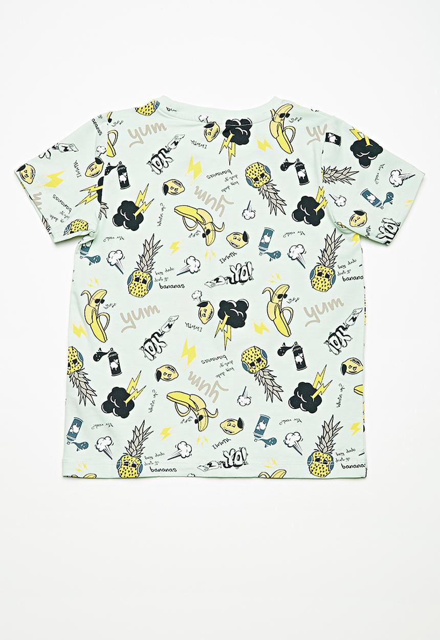 Name It - Halfdan short sleeve top - green 