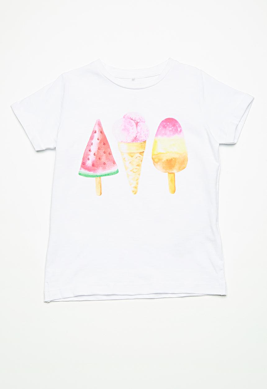 Name It - Krille short sleeve top - white 