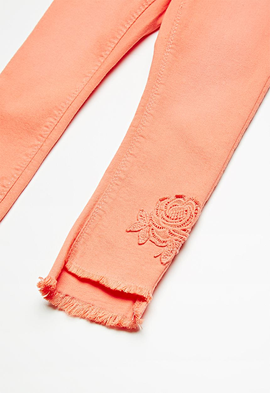Name It - Polly skinny chino pants - orange 