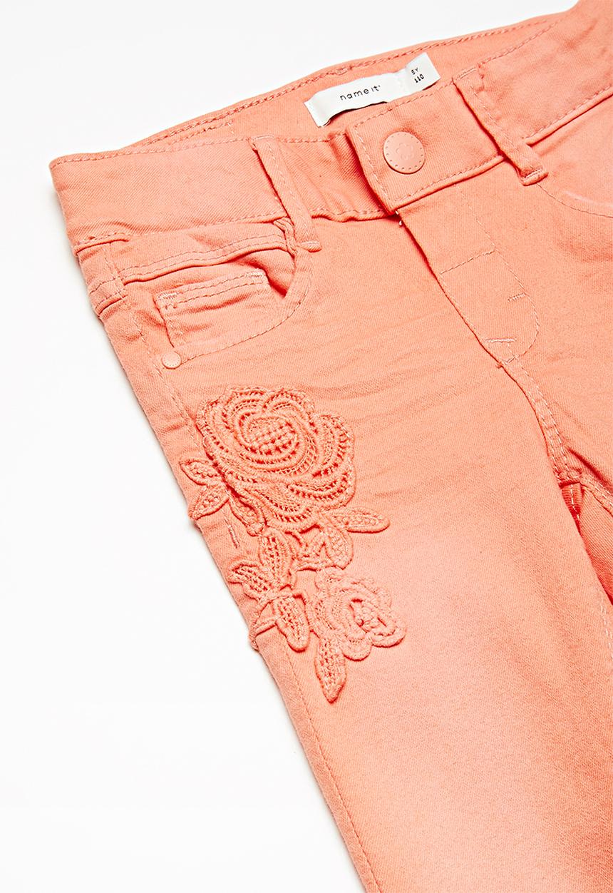 Name It - Polly skinny chino pants - orange 
