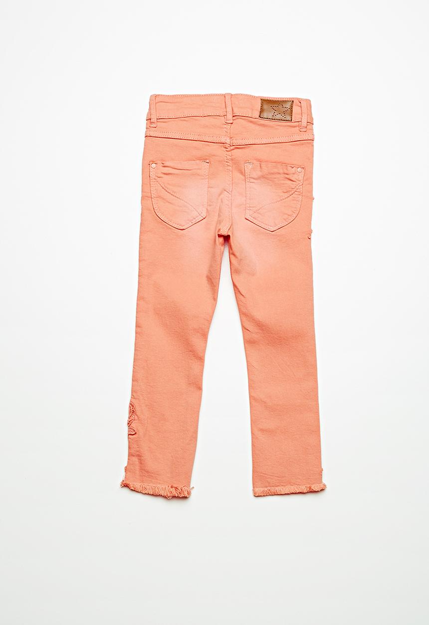 Name It - Polly skinny chino pants - orange 