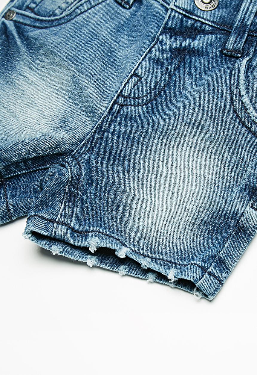 Name It - Sofus denim long shorts - blue 