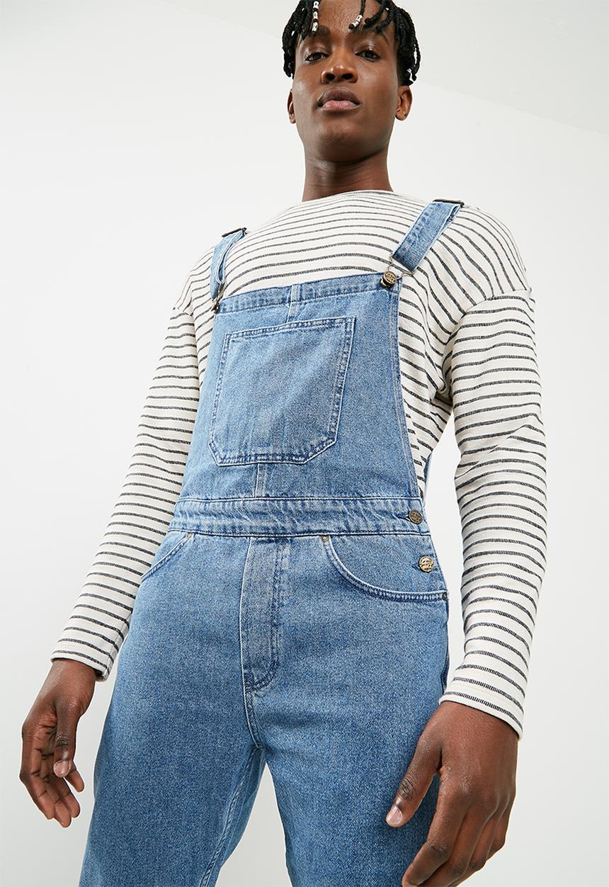 Only & Sons - John denim overalls - blue