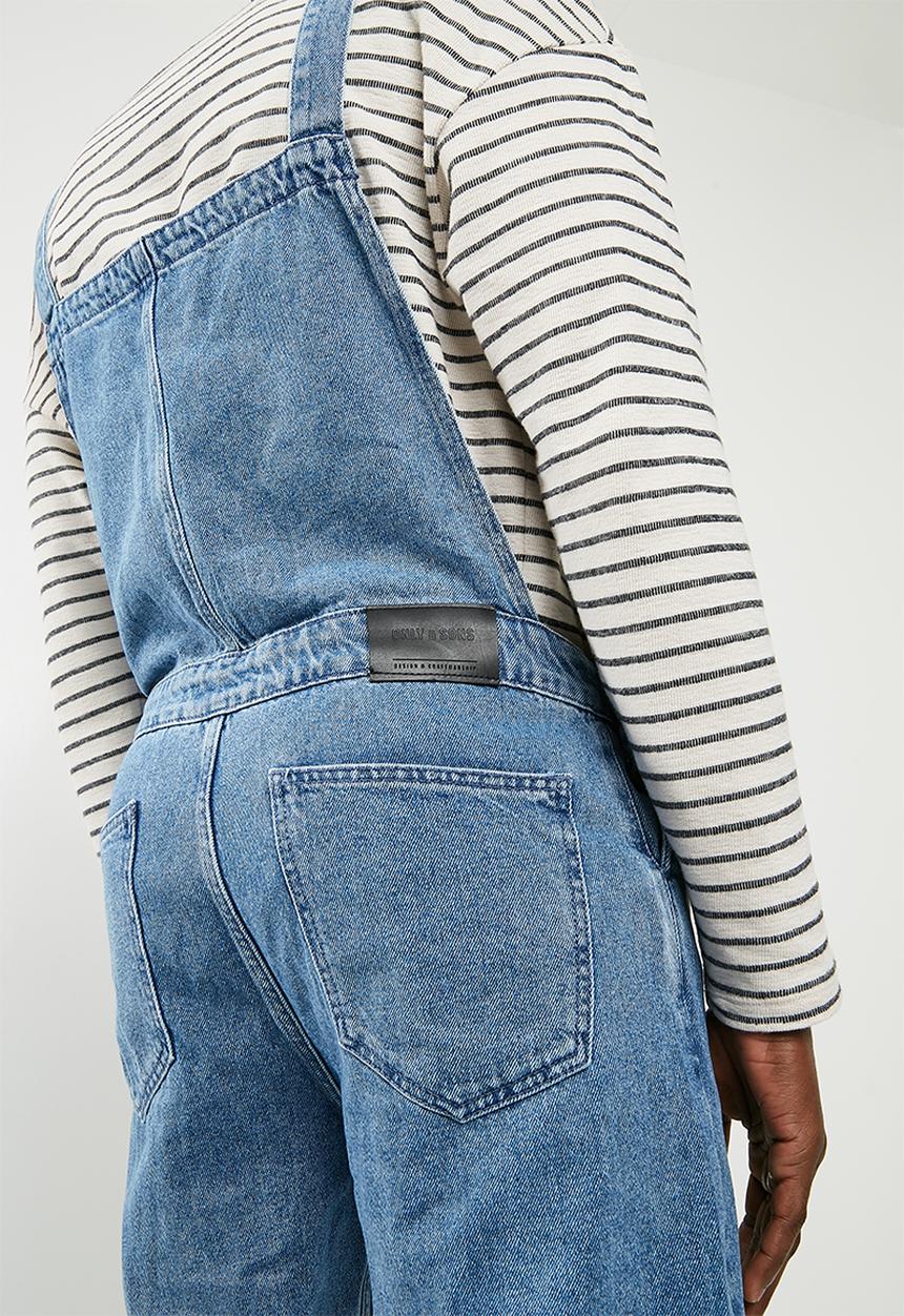 Only & Sons - John denim overalls - blue