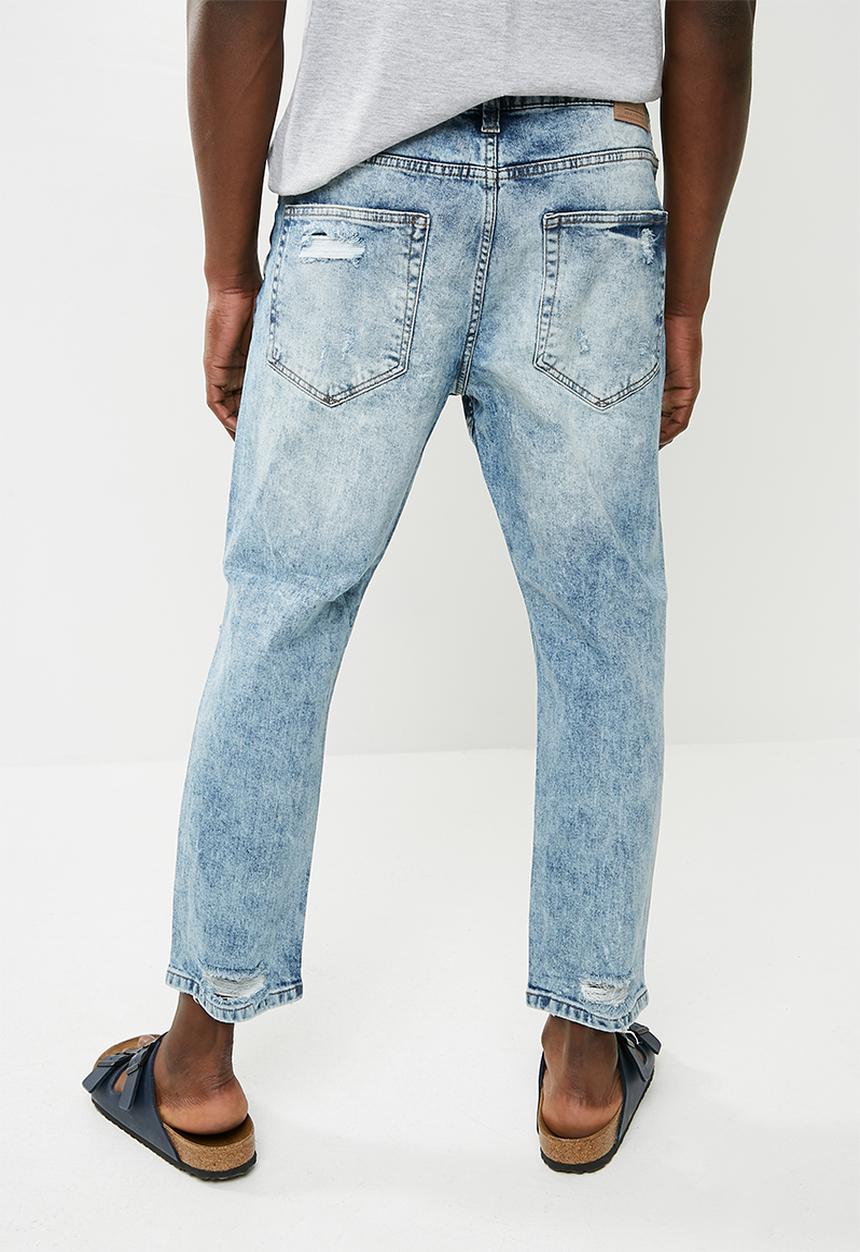 Only & Sons - Regular cropped jeans - blue