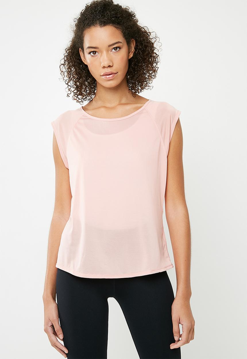 Cotton On - Split back T-shirt - pink