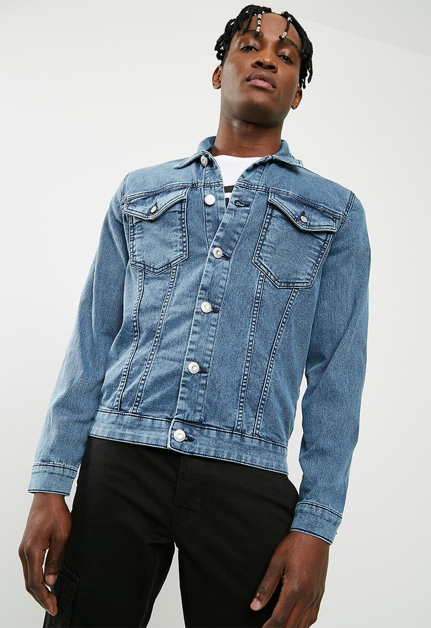 Only & Sons - Camp denim jacket - blue