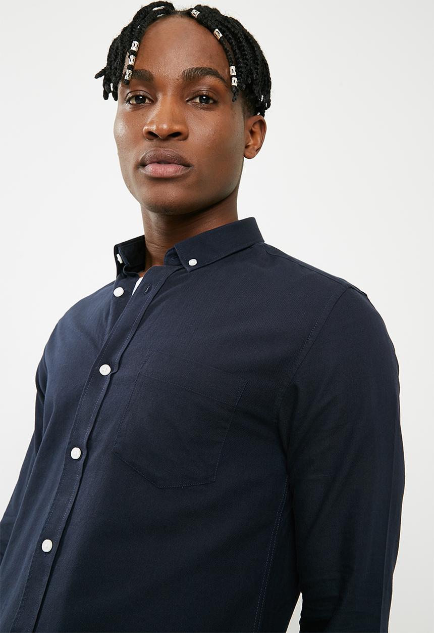 Only & Sons - Alvaro oxford shirt - navy