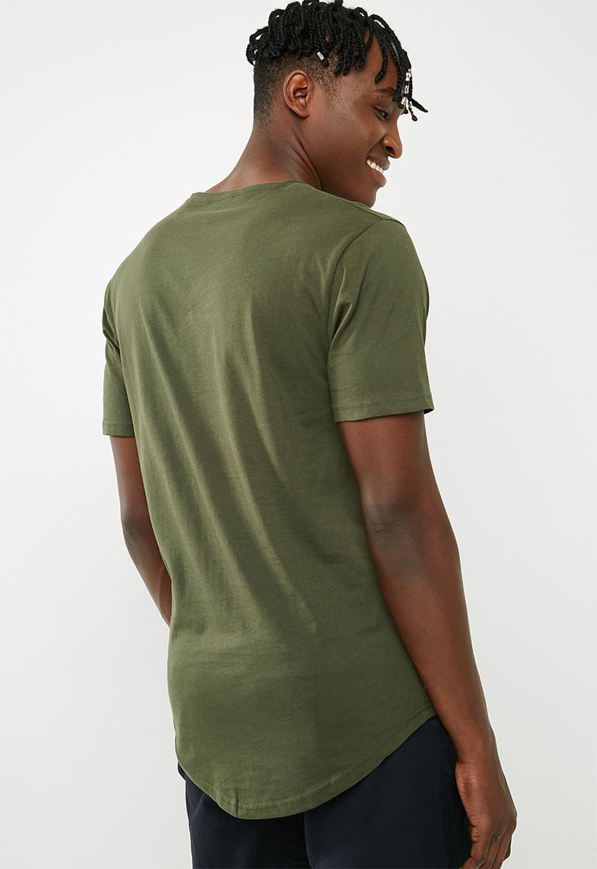 Only & Sons - Matt longy 2 pack tee - green