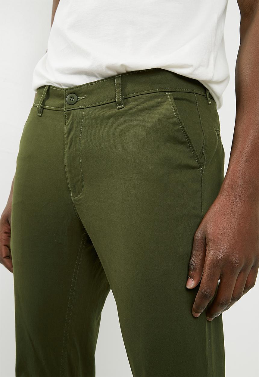 Superbalist - Slim chino - green 