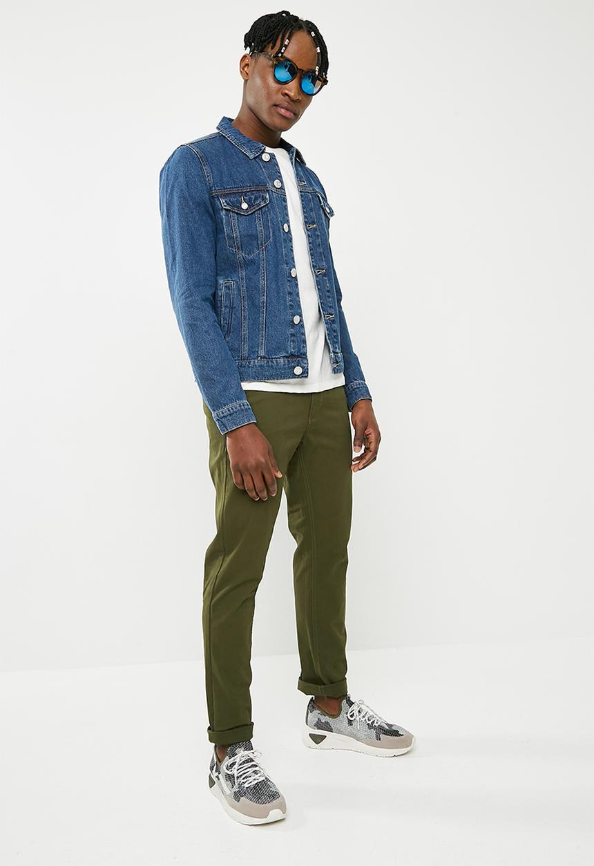 Superbalist - Slim chino - green 