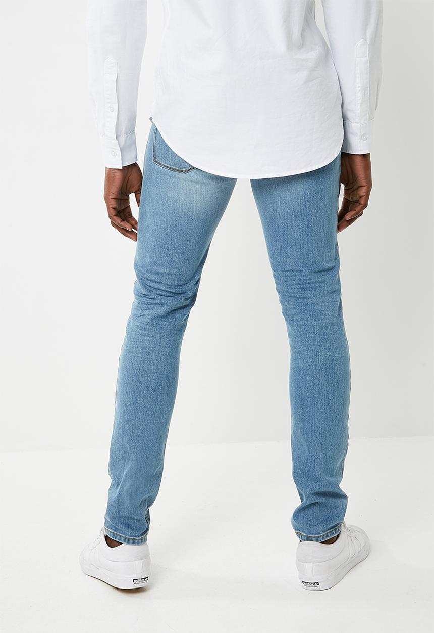 Superbalist - Skinny scuffed jeans - blue 