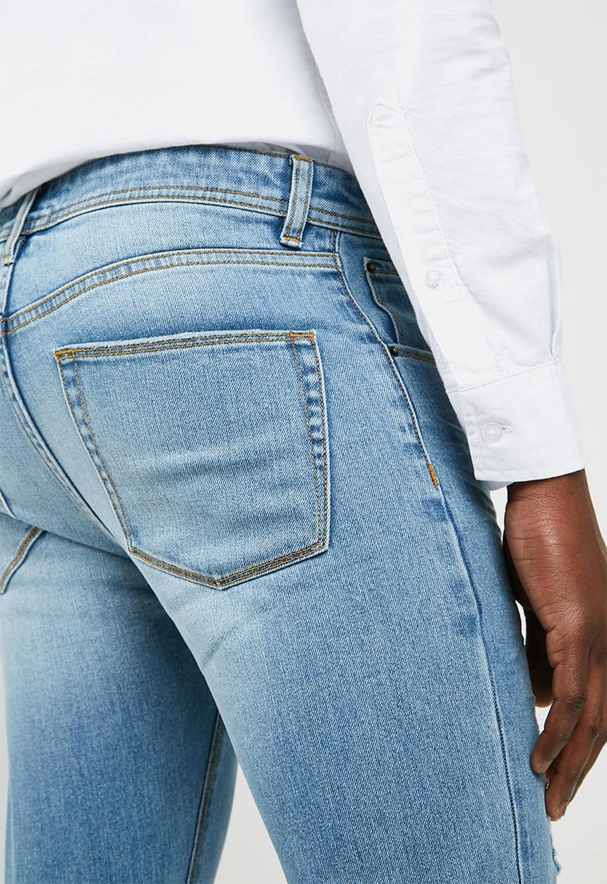 Superbalist - Skinny scuffed jeans - blue 