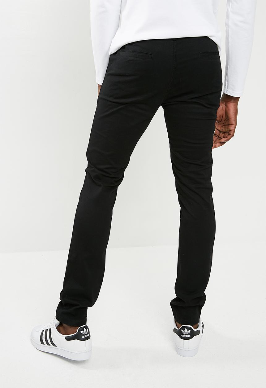 Superbalist - Skinny chino - black 