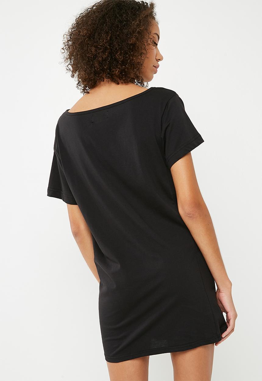 Missguided - Next big thing night tee - black