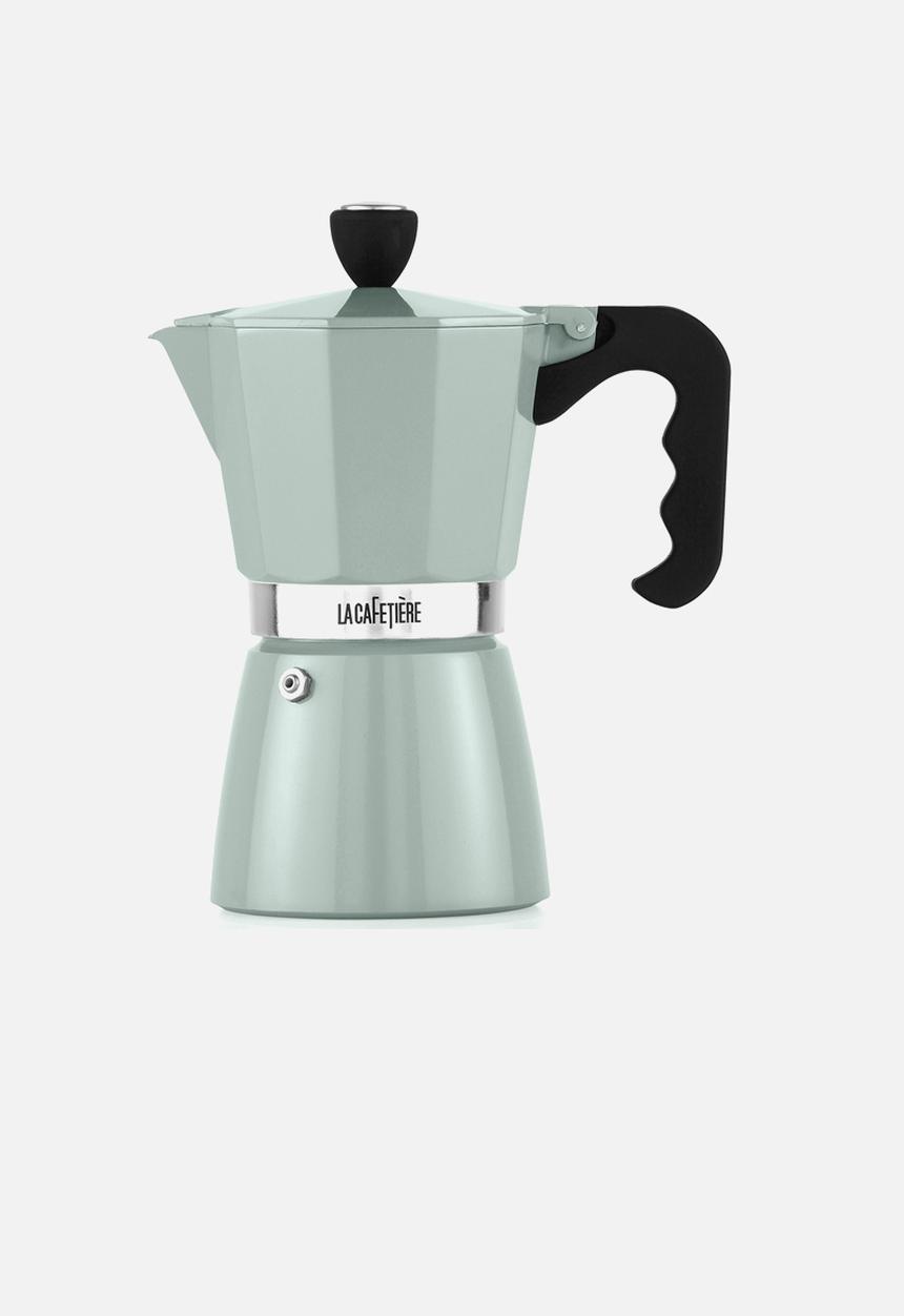 La Cafetiere - 3 cup classic espresso moka pot - pistachio