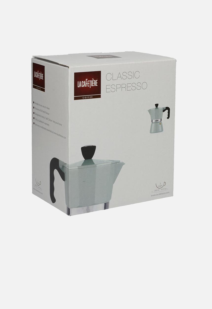 La Cafetiere - 3 cup classic espresso moka pot - pistachio