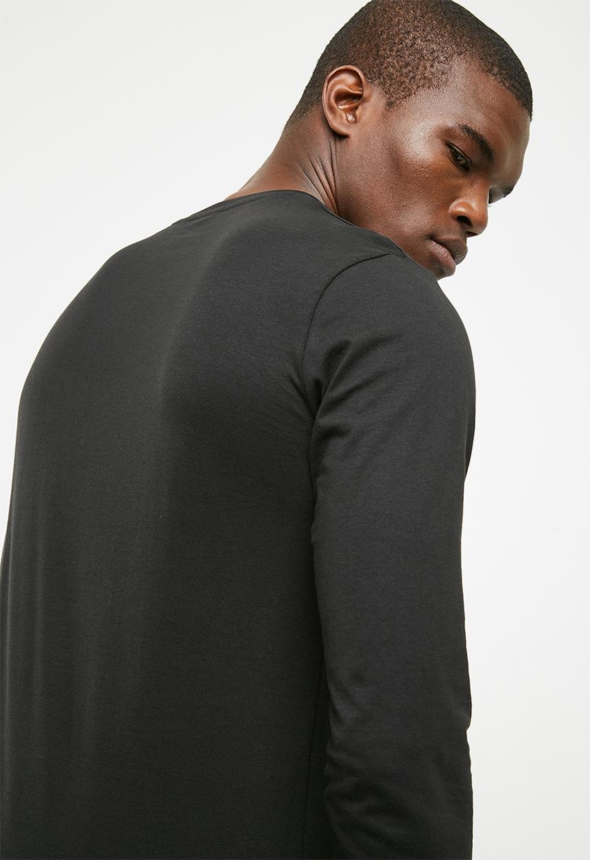 Only & Sons - NASA long sleeve tee - black