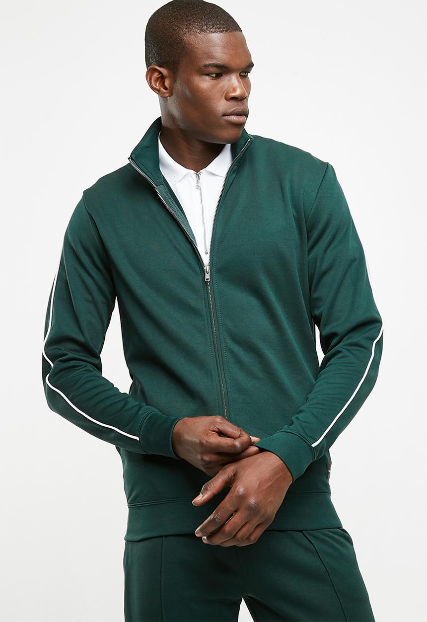 Only & Sons - William track top - green