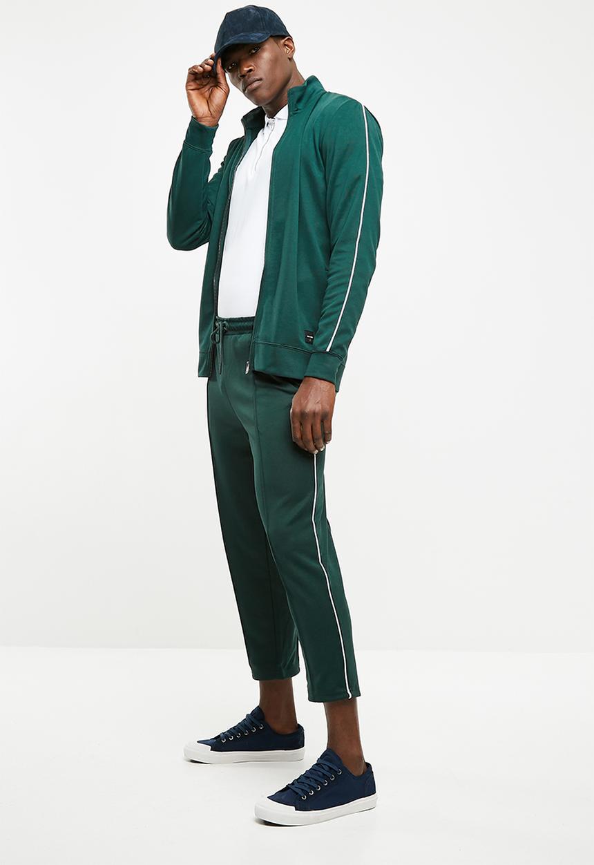 Only & Sons - William track top - green