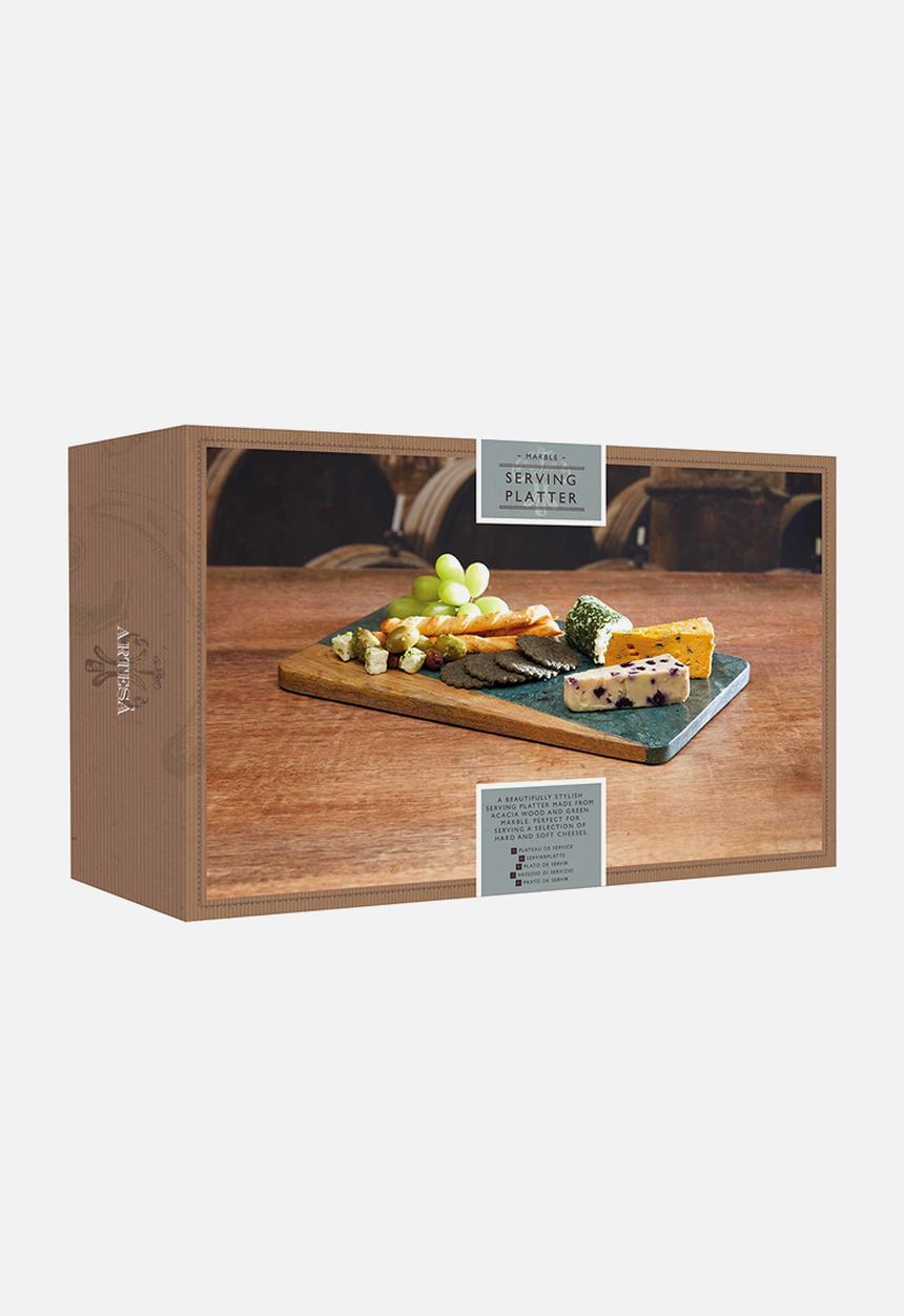Kitchen Craft - Artesà marble and wood two tone board