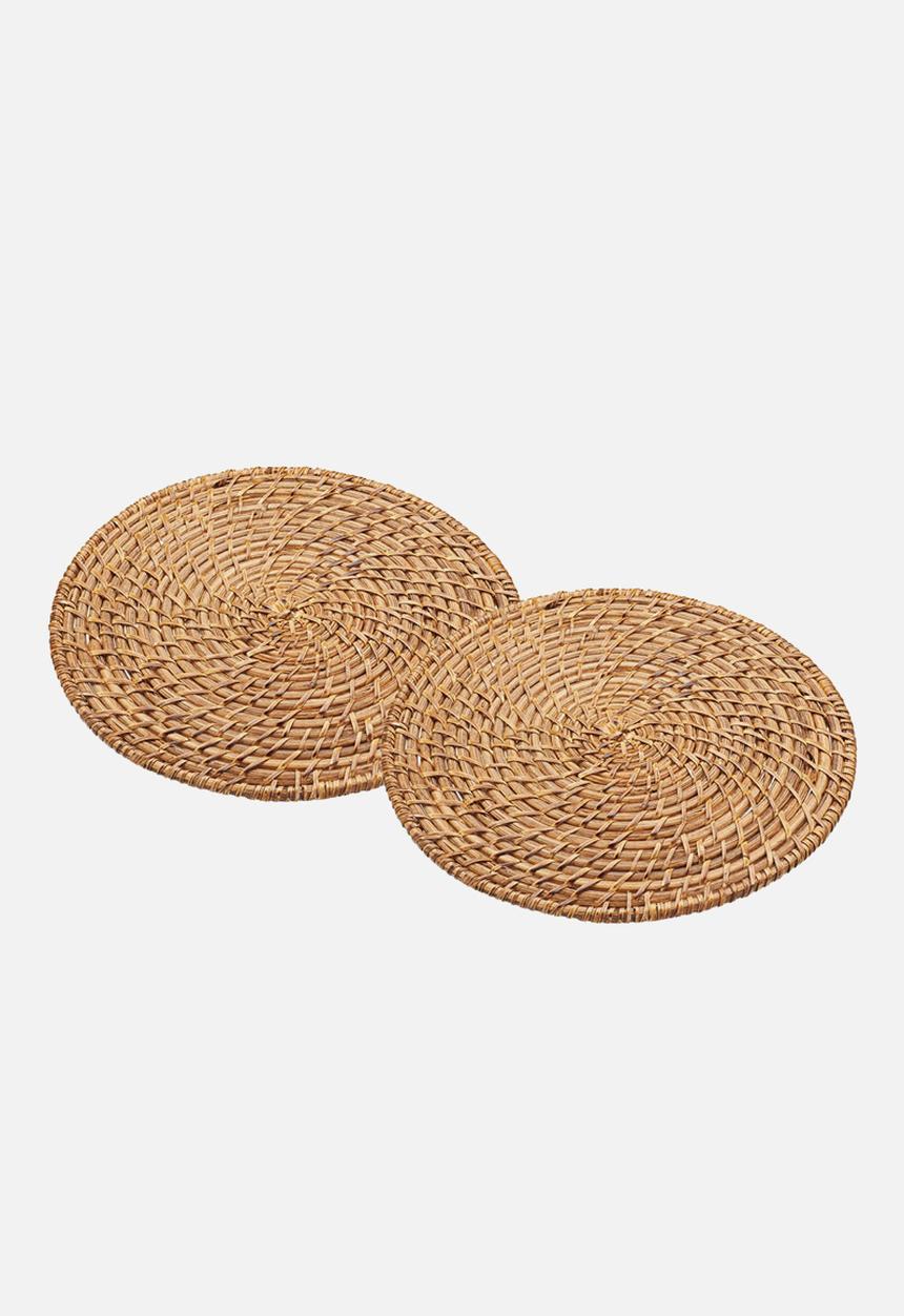 Kitchen Craft - Artesà bamboo placemats set of 2 - natural