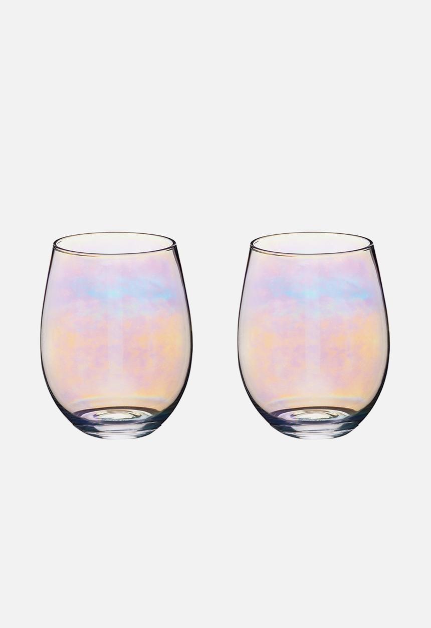 Kitchen Craft - Lustre tumbler set of 2 - iridescent