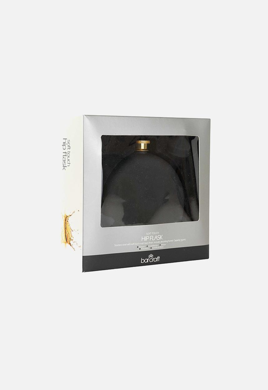 Kitchen Craft - Stainless steel 350ml hip flask - soft touch