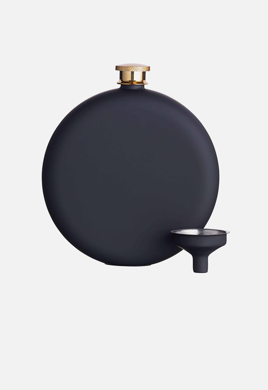 Kitchen Craft - Stainless steel 350ml hip flask - soft touch