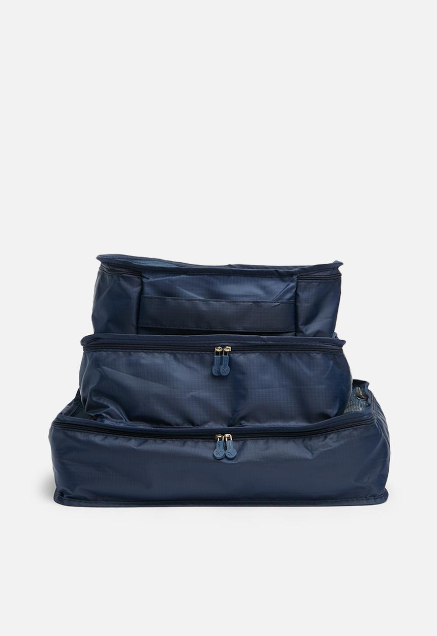 Escape Society - Packing cube set of 3 - navy